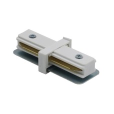 Σύνδεσμος Ράγας Ευθεία 2 Καλωδίων Λευκός 24-120